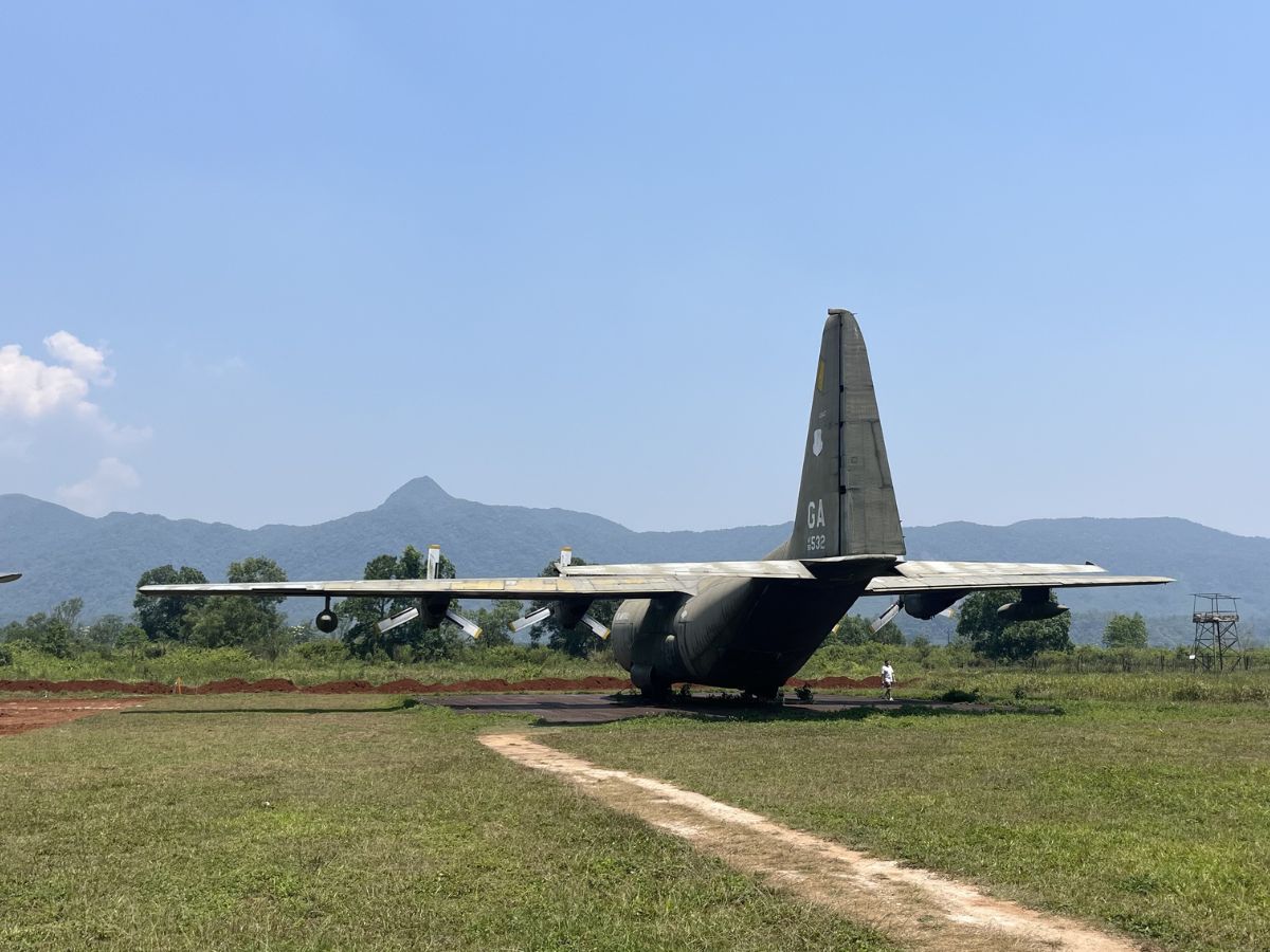 Ta Con Airbase aircraft display in Central Vietnam