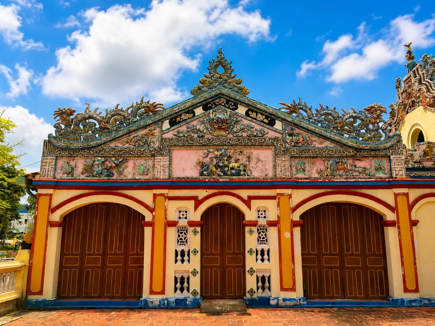 Assembly hall facade in Hoi An