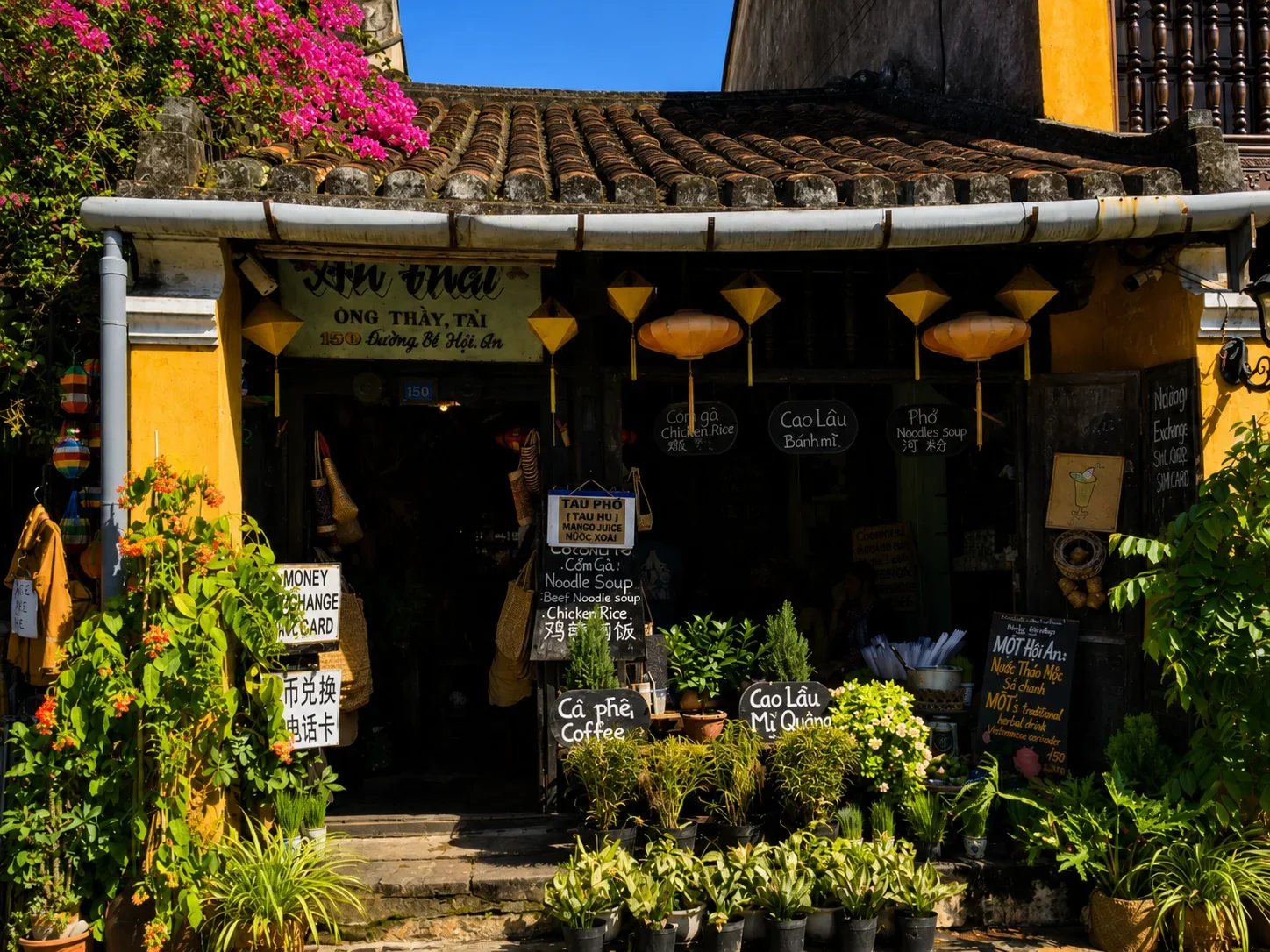 Traditional shopfront in Hoi An