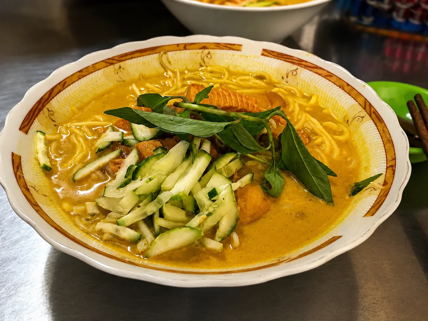 Bun ken, a Phu Quoc noodle soup