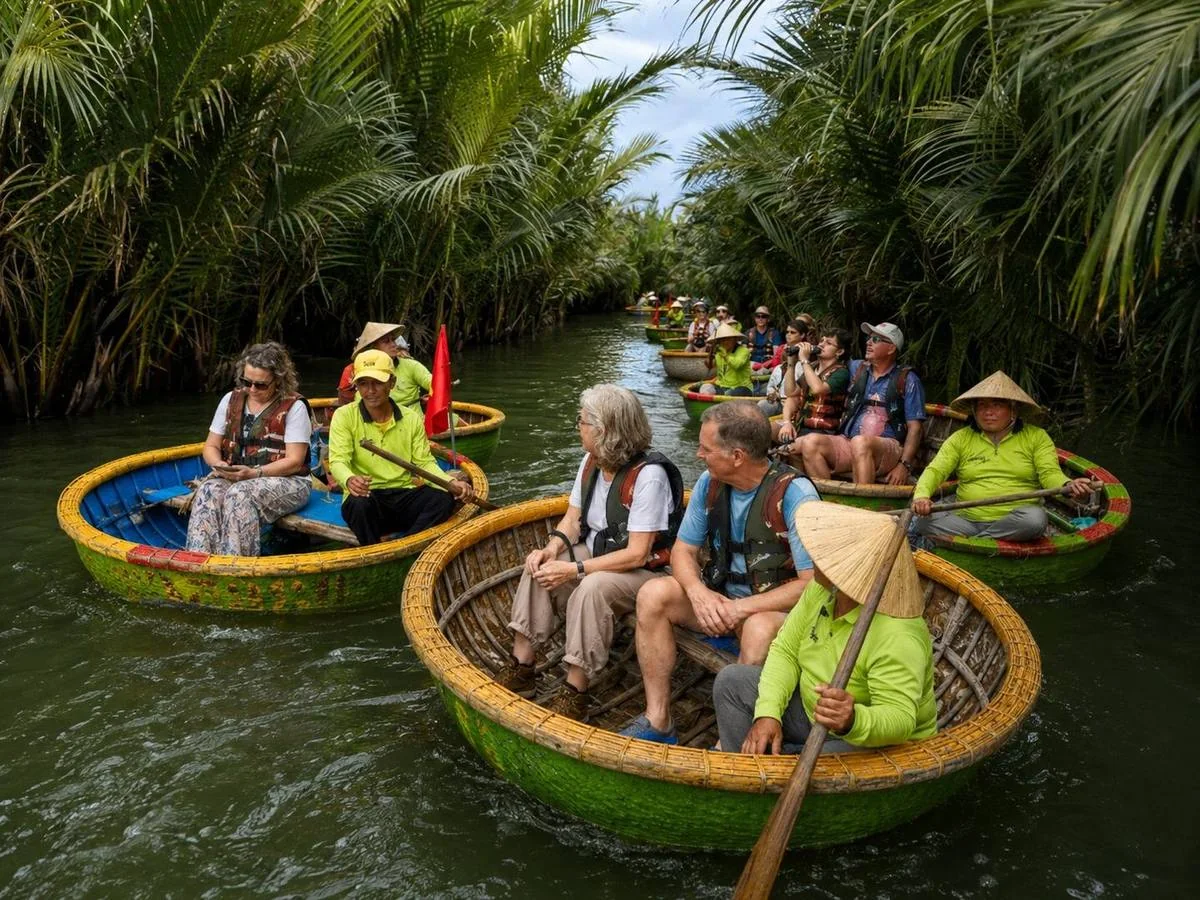Cai Rang floating market in Can Tho